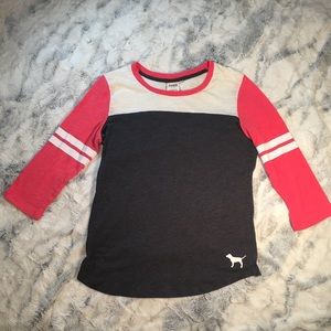 PINK by Victoria’s Secret Baseball Tee Small